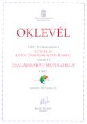 Családbarát Munkahely, Oklevél - Kétújfalu